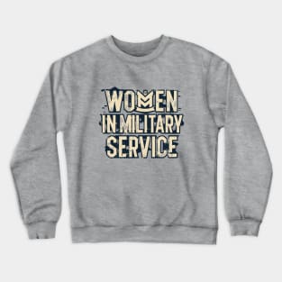 Women in Military Service for America Memorial Anniversary – October Crewneck Sweatshirt